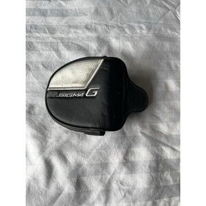 PING Sigma G Mallet Putter Headcover Black/Silver Magnetic Closure - Nice